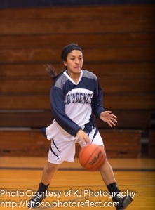 Providence freshman Gabriele Mitchell scored a game-high 15 points against Antonian.